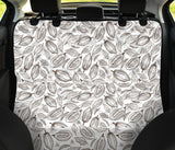 Cocoa Beans Leaves Pattern Dog Car Seat Covers
