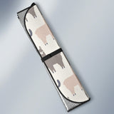 Llama Alpaca Pattern Car Sun Shade
