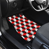 Dice Pattern Print Design 02 Front Car Mats