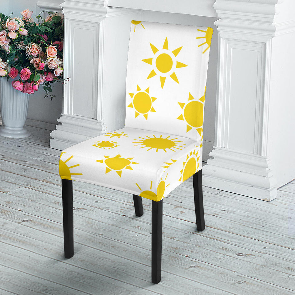 Sun Pattern Dining Chair Slipcover