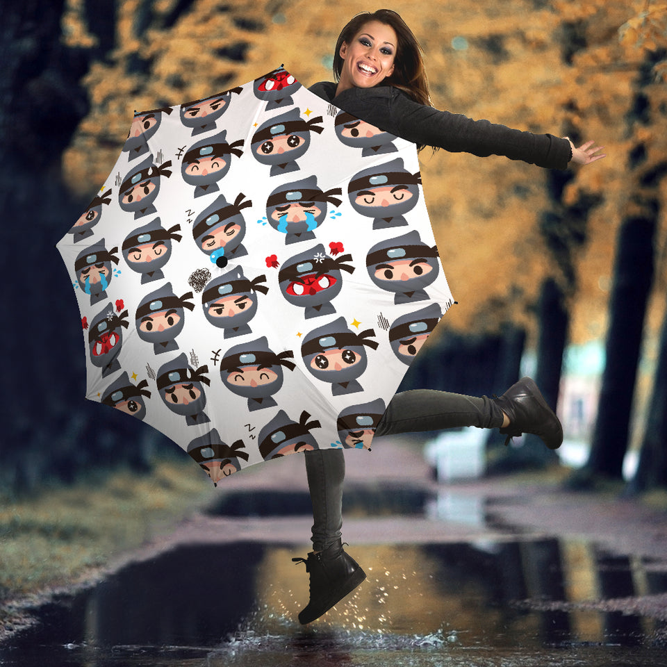 Cute Ninja Design Pattern Umbrella