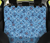 Anchors Rudder Compass Star Nautical Pattern Dog Car Seat Covers