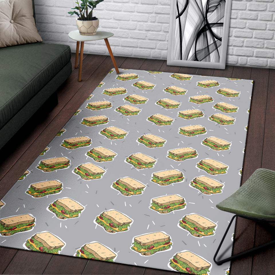 Sandwich Pattern Print Design 05 Area Rug