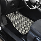 Coffee Bean Abstract Modern Pattern Front Car Mats