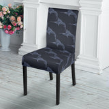 Swordfish Pattern Print Design 03 Dining Chair Slipcover