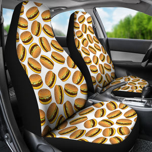 Hamburger Pattern Print Design 03 Universal Fit Car Seat Covers