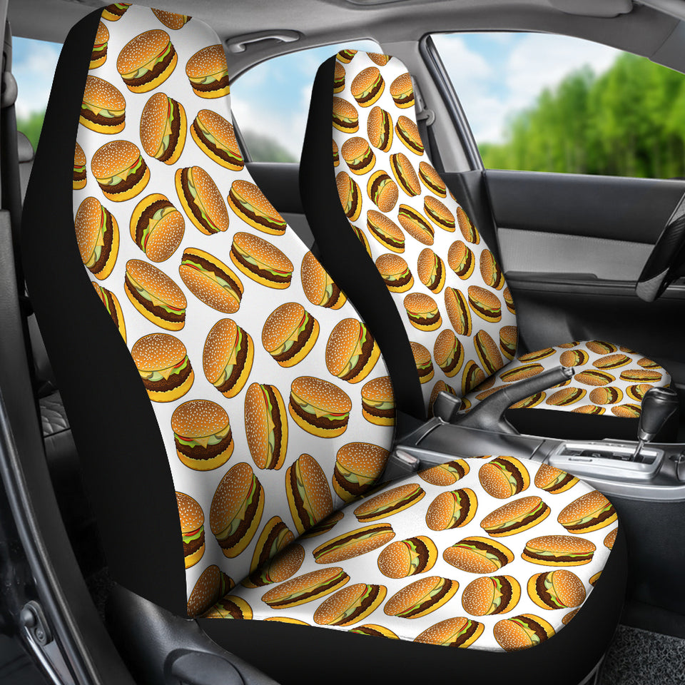 Hamburger Pattern Print Design 03 Universal Fit Car Seat Covers