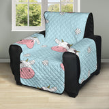 Cute cow flower pattern Recliner Cover Protector