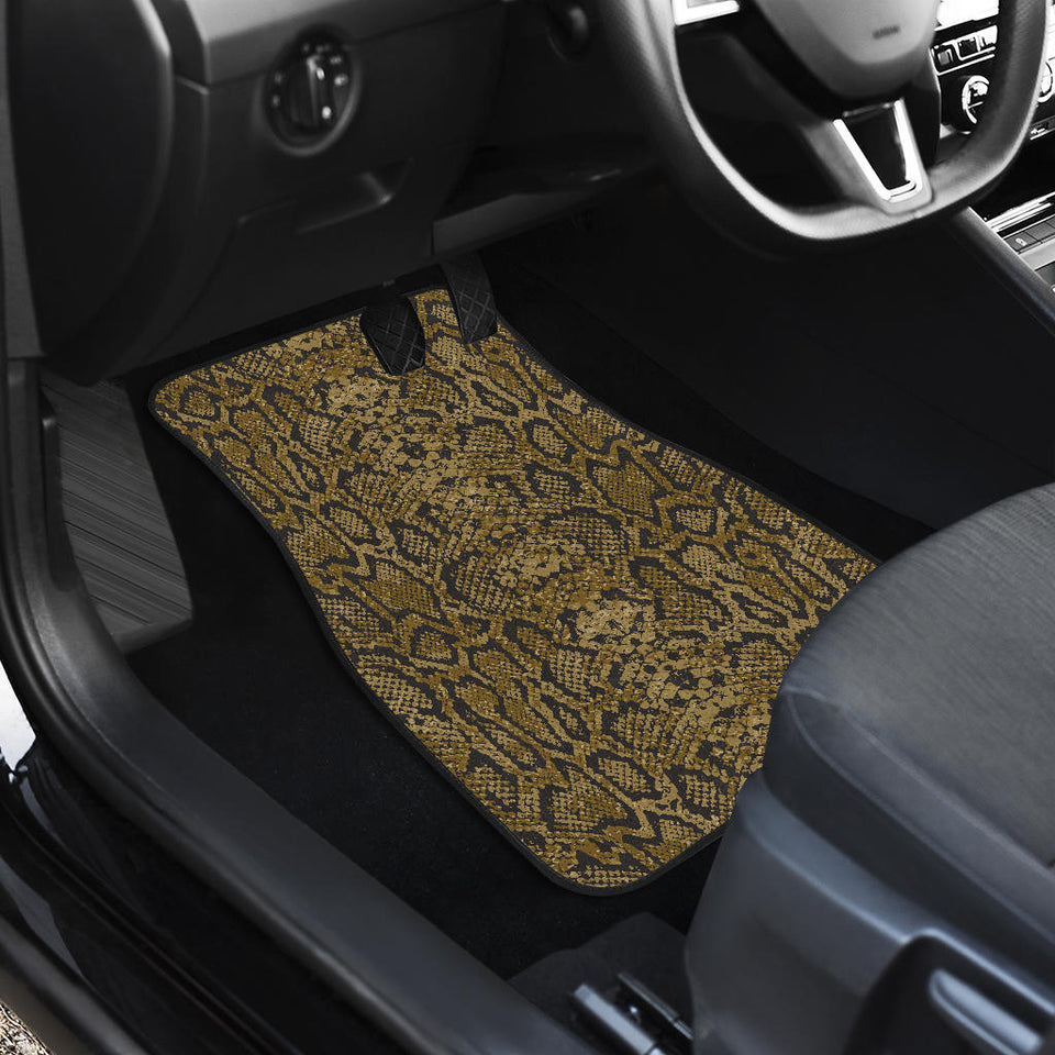 Snake Skin Pattern Front Car Mats