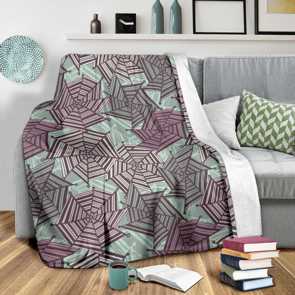 Spider Web Cobweb Design Color Pattern Premium Blanket
