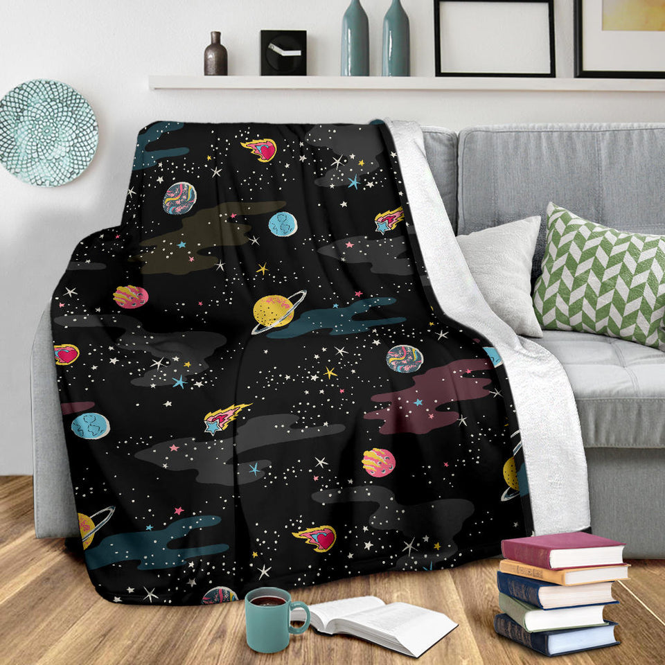 Space Pattern Premium Blanket
