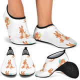 Cute Kangaroo Pattern Aqua Shoes