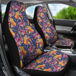Goldfish Pattern Print Design 05 Universal Fit Car Seat Covers