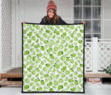 Lime Design Pattern Premium Quilt