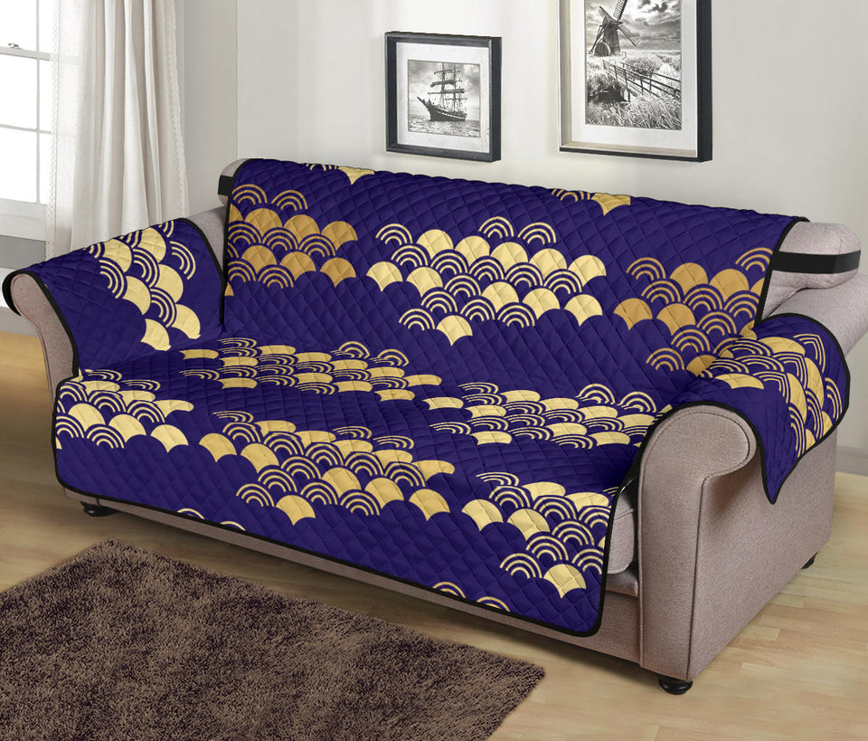 Beautiful japanese fan pattern Sofa Cover Protector