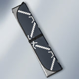 Nautical Steering Wheel Rope Pattern Car Sun Shade