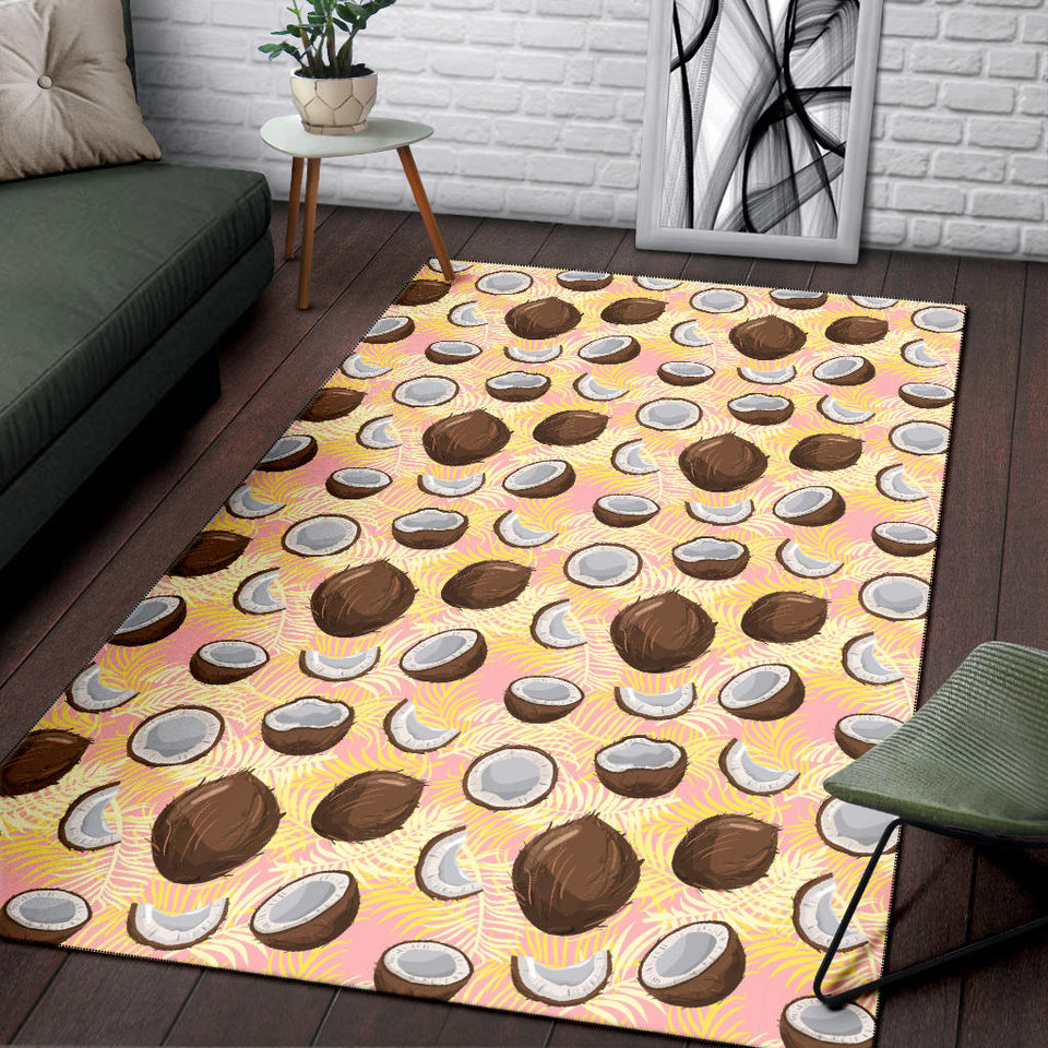 Coconut Pattern Print Design 05 Area Rug