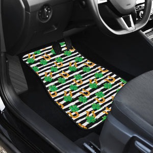 Horseshoes Pattern Print Design 01 Front Car Mats