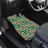 Horseshoes Pattern Print Design 01 Front Car Mats