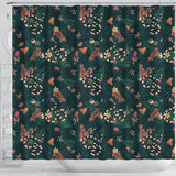 Snake Forest Pattern Shower Curtain Fulfilled In US