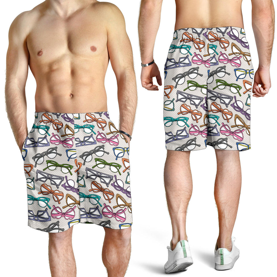 Sun Glasses Pattern Print Design 01 Men Shorts
