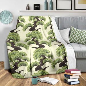 Bonsai Pattern Premium Blanket