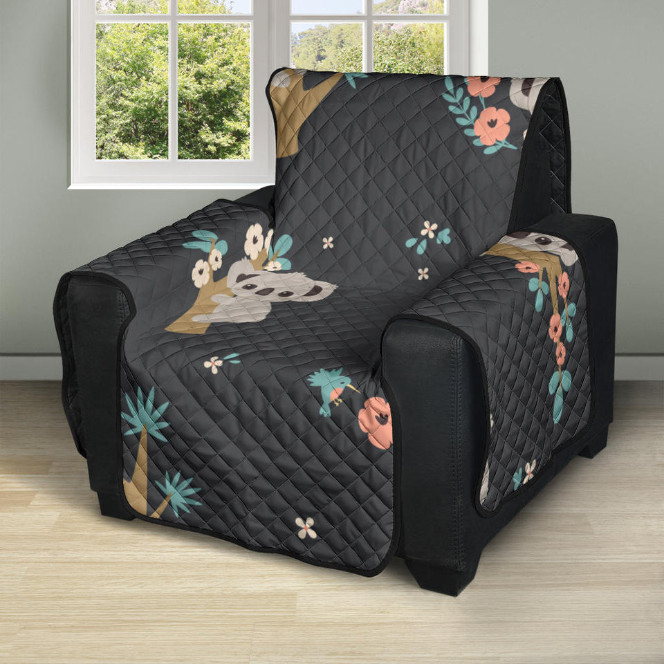 Cute koala pattern Recliner Cover Protector