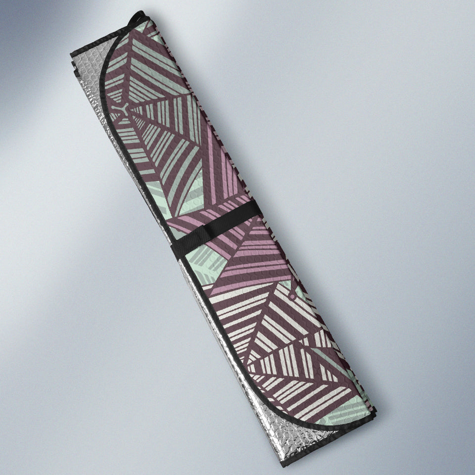 Spider Web Cobweb Design Color Pattern Car Sun Shade