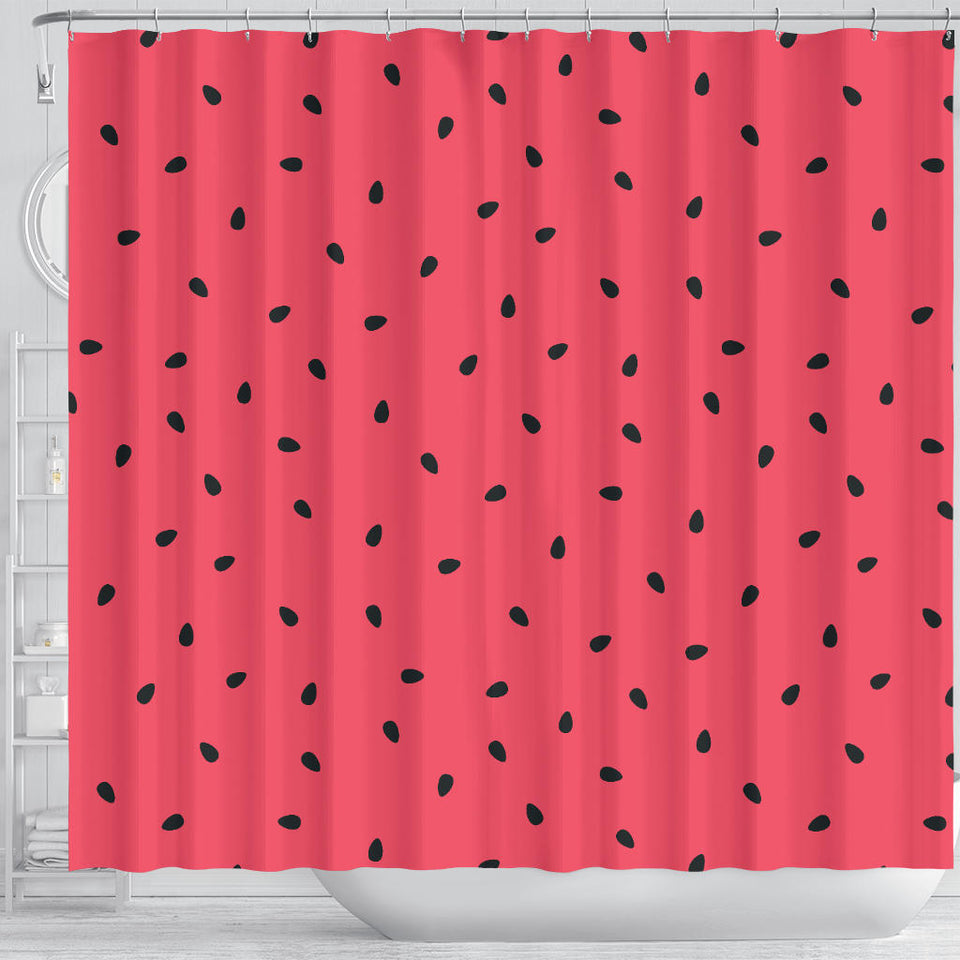 Watermelon Texture Background Shower Curtain Fulfilled In US