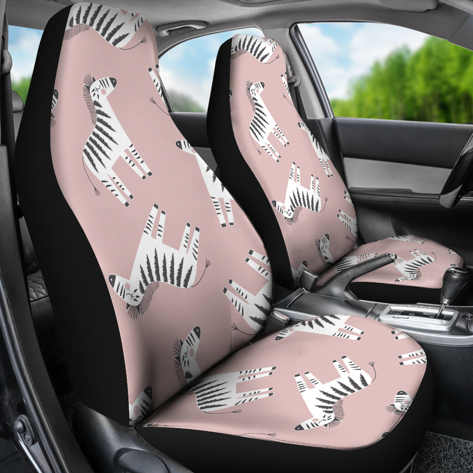 Cute Zebra Pattern  Universal Fit Car Seat Covers