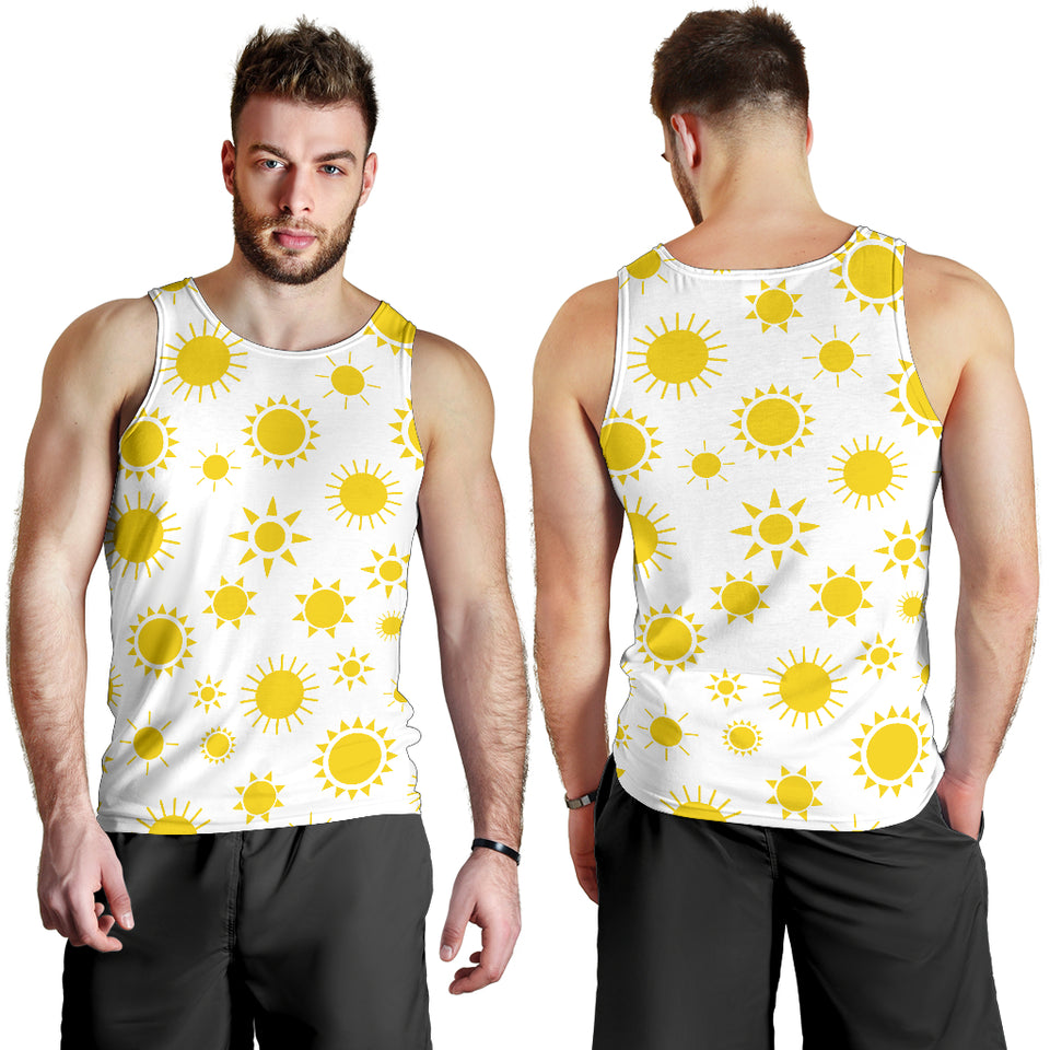 Sun pattern Men Tank Top