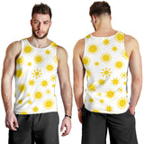 Sun pattern Men Tank Top