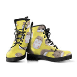 Cute Hamster Pattern Leather Boots