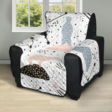 Polar bears star poka dot pattern Recliner Cover Protector