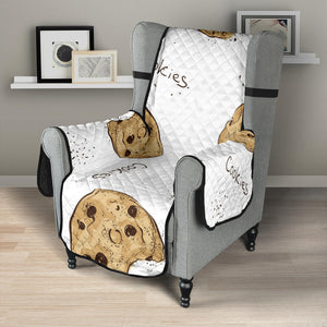 Sketch style cookie pattern Chair Cover Protector