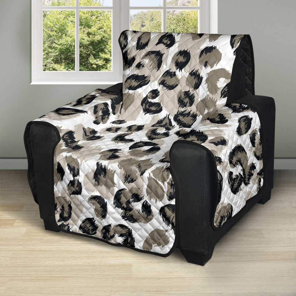 Leopard skin print pattern Recliner Cover Protector