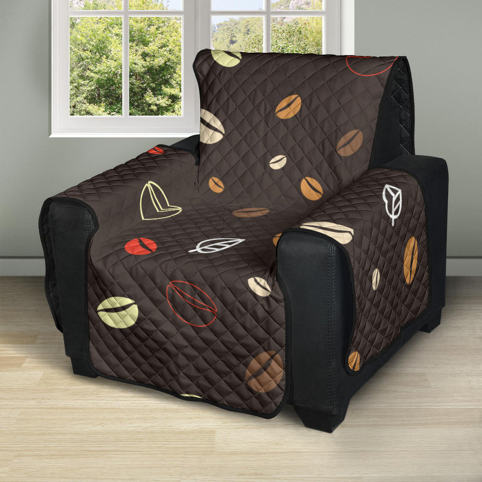 Coffee bean leave pattern Recliner Cover Protector