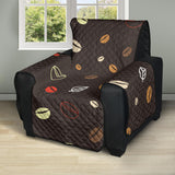 Coffee bean leave pattern Recliner Cover Protector