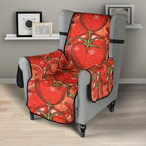 Red Tomato Pattern Chair Cover Protector