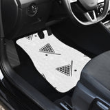 Billiard Ball Pattern Print Design 03 Front and Back Car Mats