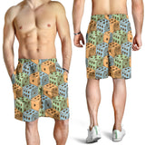 Dice Pattern Print Design 05 Men Shorts