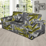 Hand Drawn Dragonfly Pattern Sofa Slipcover