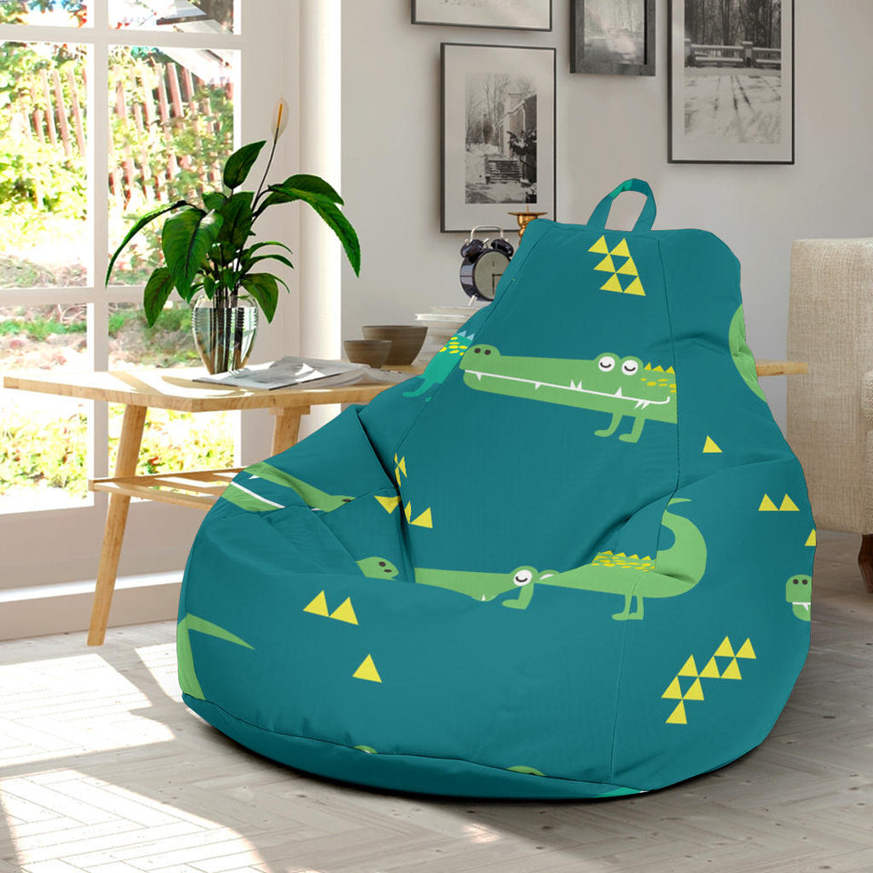 Crocodile Pattern Bean Bag Cover