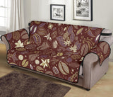 Coffee bean flower pattern Sofa Cover Protector