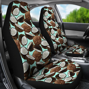 Coconut Pattern Print Design 03 Universal Fit Car Seat Covers