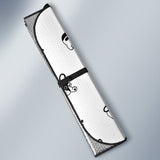 Cute French Bulldog Paw Pattern Car Sun Shade