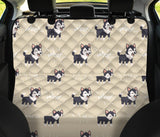 Cute Siberian Husky Dog Car Seat Covers