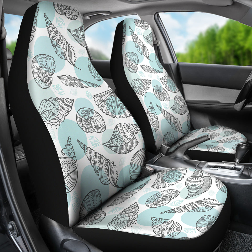 Shell Polynesian Tribal   Universal Fit Car Seat Covers