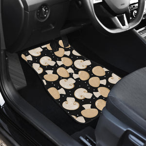 Champignon Mushroom Pattern Front Car Mats