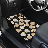 Champignon Mushroom Pattern Front Car Mats